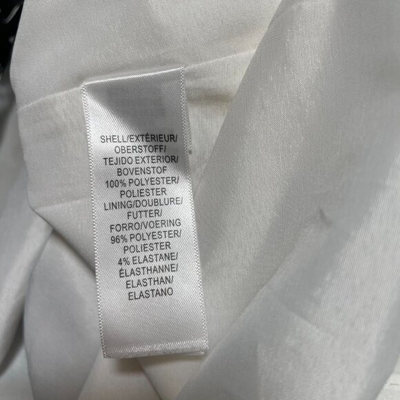 Aidan Mattox Cocktail Dress Womens 4 Black Embroidered Overlay Off Shoulder HOCO - Picture 11 of 16